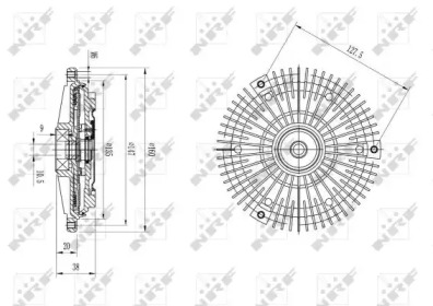 WILMINK GROUP wg1721036 -  Сцепление, вентилятор радиатора